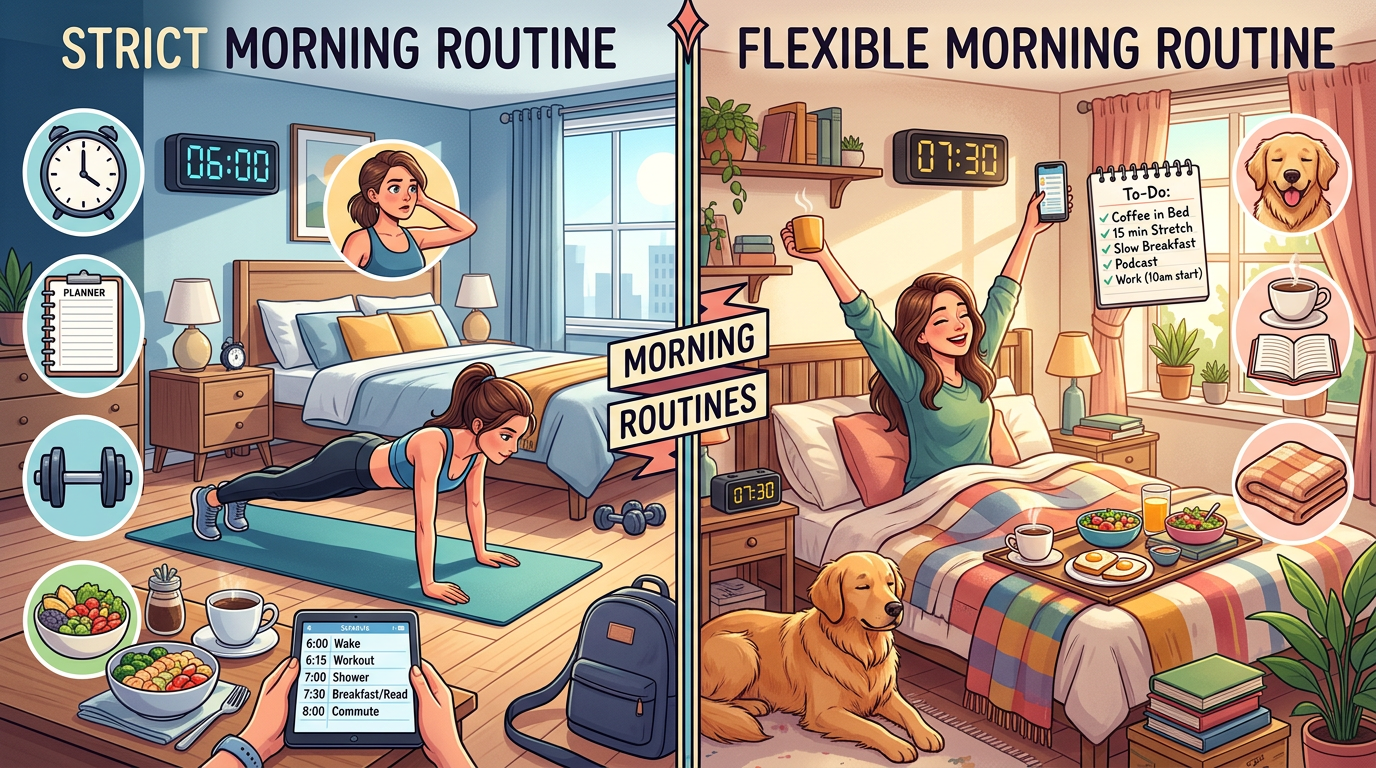 Strict vs Flexible Morning Routine — Which One Is Right for You?